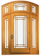 Andersen Archtop Architectural Patio Door with Sidelights, Transoms and Custom Grilles