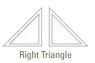 shapes right triangle