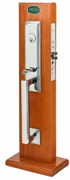 Emtek Manhattan OS US26 Mortise Handleset