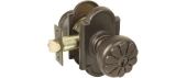 Emtek Petal Rose11 KeyinKnob MB