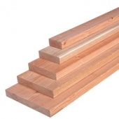 Deck Heart SDry Redwood S4S