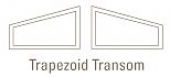 shapes trapezoid transom